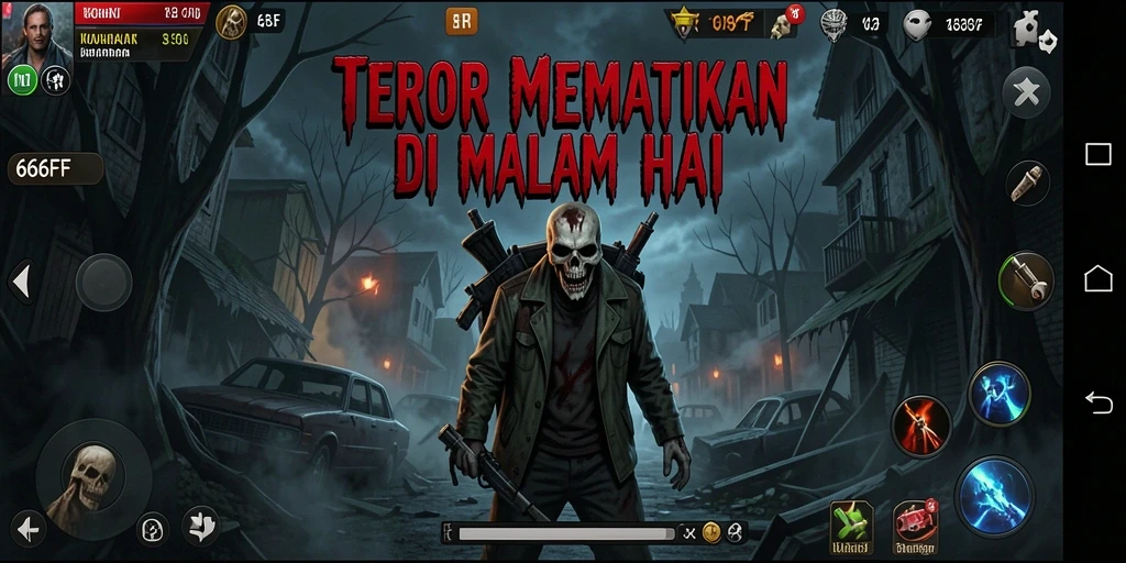 Gameplay 666FF dengan suasana Horror yang mencekam dan menyeramkan.