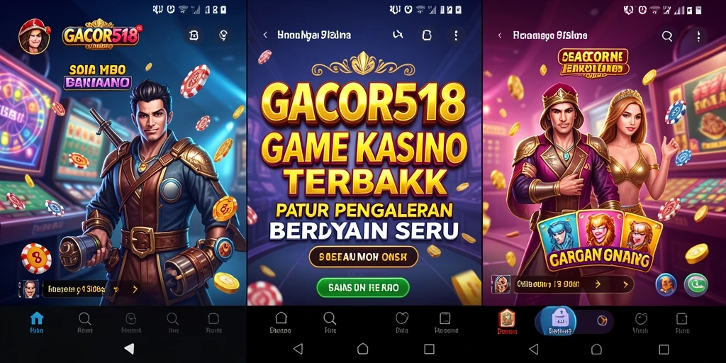 Tampilan menarik dari gameplay GACOR518 dengan pengalaman kasino lebih mendalam.