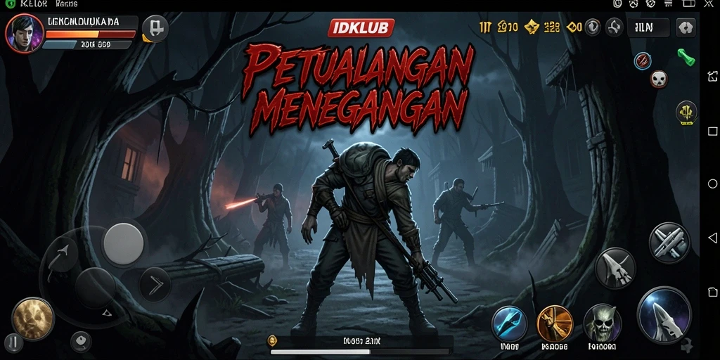 Tampilan gameplay mencekam dengan suasana Horror mendalam.
