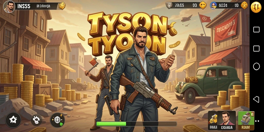 Screenshot INS55 menampilkan gameplay dinamis dalam dunia Tycoon.