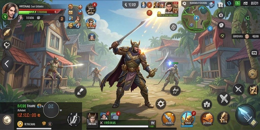 Tampilan screenshot utama KRISNA96 yang menunjukkan berbagai alat utilitas.