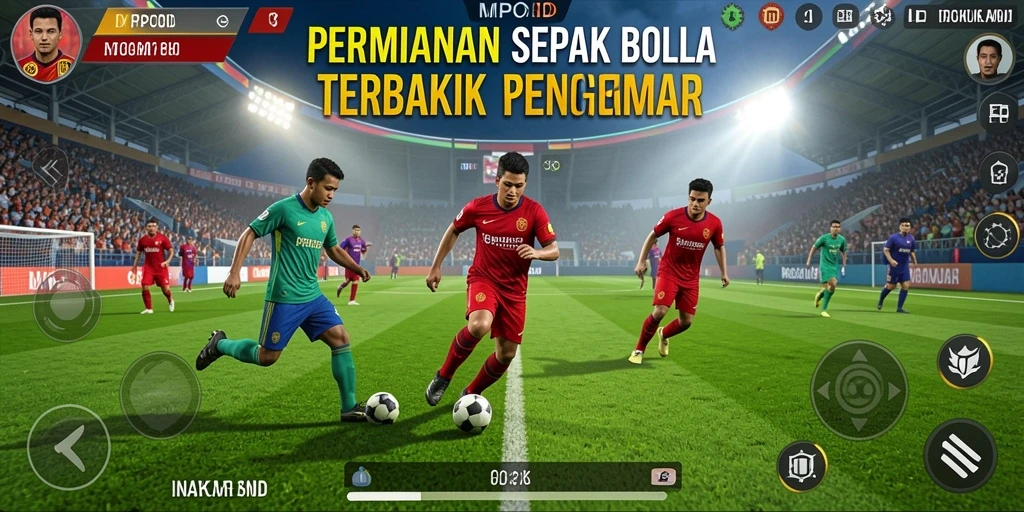 Tampilan gameplay MPOID yang seru dan mendebarkan di lapangan.