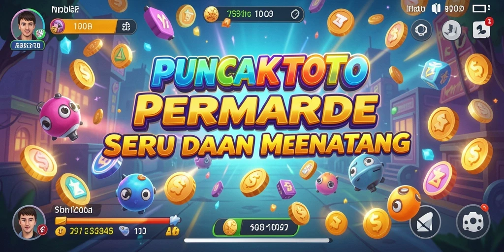 Tangkapan layar PUNCAKTOTO menampilkan intensitas gameplay Arcade yang luar biasa.