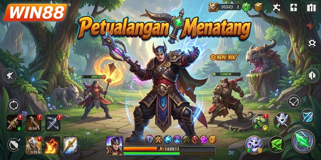 Gameplay seru WIN88 di dunia RPG yang luas.